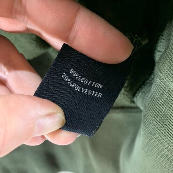 Empyre Mens M Hoodie Sweatshirt Army Green Camo Full Zip Distressed VNT Y2K - Picture 6 of 13